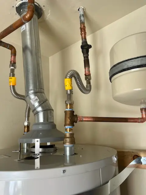 Water heater installation and plumbing repair in Camano