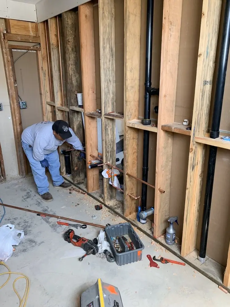Commercial rough-in plumbing for Gas Line Repair in Camano